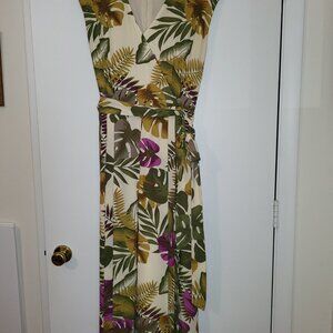 TAHARI - Tropical Print Jumpsuit. Size 12